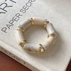 Multi-style Leopard Print Bamboo Tube Acrylic Stretchy Bracelets for Women Men Retro Resin Beaded Bangles Stack Jewelry Gift K1 - Image 32