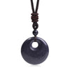 Bohemian Style Stone Hole Bead Round Penda Necklace Tiger Eye Rose Quartz Amethyst Necklacent Jewelry Men and Women - Image 23