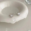 Elegant Shiny Synthetic Zirconia Hoop Earrings Adjustable Non Piercing Ear Clips for Women Daily Wear Party Banquet Jewelry Gift - Image 4