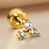 1PC 20G Dainty Tiny CZ Flower Studs Earrings for Women Flat Back Cartilage Earrings Tragus Conch EarLobe Piercing Jewelry - Image 9