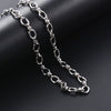 Wide 6.5mm Women Men's Stainless Steel Handmade Oval Chain Bracelet Big Chain for Hand Punk Heavy Jewelry - Image 6