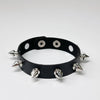 Gothic Punk Star Spikes Rivet Skull Studded Bracelet Black White Pu Leather Bracelets for Men Women Jewelry Accessories - Image 12