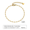 Layered Link Chain Anklets Bracelet for Women, Gold Plated Foot Leg Anklets Summer Boho Beach Jewelry Adjustable - Image 11