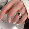 Vintage Lucky Poker Adjustable Open Rings For Women Men Playing Card Finger Stainless Steel Ring Party Jewelry - Image 2
