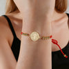 Stainless Steel Double-sided Saint Benedict Exorcism Cross Charm Bracelet Women Men Adjustable Red Black Rope Bracelets Jewelry - Image 4