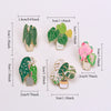 Flower Plant Metal Brooch Set, Enamel Lapel Pins for Clothing Decoration, Gift. Enamel Pin - Image 3