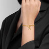 Zircon Cross Charm Bracelet for Women Stackable Birthstone Bracelet Stainless Steel Beaded Stretch Hand Chain Jewelry Girlfriend - Image 5