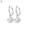 Silver Needle Vintage Shell Pendant Hoop Earrings Women's Pearl Conch Gold Earrings Jewelry Gifts - Image 11