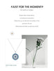 MODIAN 925 Sterling Silver Luxury Vintage Pendant Necklace Turquoise Blue Clear CZ Link Chain For Women Fine Jewelry Gifts