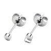 3MM-10MM Punk Small Black Round Stainless Steel Men's Stud Earrings For Women Minimalist Piercings Ear Jewellery Y2k Accessories - Image 16