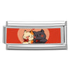 Women's Gift Cute Rabbit Cat Dogs Italian Charms Links Beads Fit 9mm Stainless Steel Modular Bracelet Jewelry - Image 15