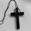 Wooden Cross Pendant Necklace with Alloy Chain and 71 cm Length - Image 8
