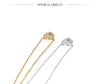 Hollow Heart Pendant Necklace with Cubic Zirconia - Image 11