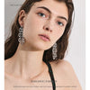 NiNice Earrings Stainless Steel for Women Circle Link Pendant Design Exaggerated Personality Heavy Industry Gift - Image 2