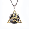 Stainless Steel Triquetra Symbol Necklace Celtic Witch Knot Pendant Necklace For Men Witchcraft Jewelry - Image 7