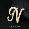 English Letters A K D Pearl Brooches Lapel Pins Female Corsage Jewelry Gifts for Women Accessories - Image 21