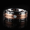 Classic Stainless Steel Men's Ring with Two-Color Electroplating Simple Jewelry Accessory Sizes 6-13 - Image 3