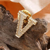 2PCS Metal Initial A To Z 26 Letters Pin Suit Shirt Collar Lapel Brooch Pin Badge Jewelry For Men Women Accessories - Image 8