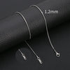 Hiyee Chain Necklace Mix And Match For Women Men Stainless Steel Snake Twist Long Collar High Polished - Image 14
