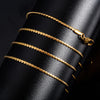 0.8mm/1.1mm/1.5mm Stainless Steel S Basic Thin Chain Gold/Sliver Color Necklace for Men Women Jewelry Brithday Gift - Image 3