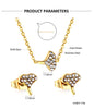 Necklaces Jewelry Sets For Women Girls Stainless Steel Pendant Necklaces And Earrings 2 Pieces Sets Wedding Party Jewelry Gifts - Image 60