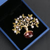 Skeds Creative Design Badges Crystal Tree Brooches for Women Men Plants Pins Clothes Accessories Party Corsage - Image 2