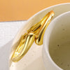 Adjustable Teardrop Cuff Bracelet in Gold-Tone or Silver-Tone - Image 16