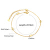 Vintage Ball Beads Charm Snake Chain Anklets Foot Bracelets Women Golden Plated Stainless Steel Summer Beach Jewelry - Image 15