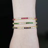 Colorful Cubic Zirconia Tennis Bracelet in Multiple Stone Colors - Image 18