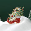 Classic Rhinestones Christmas Brooches for Women Unisex Enamels Pins Banquets Party Backpack Years Gifts Jewelry Accessories - Image 14