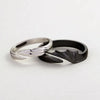 Korean Simple Couple Rings For Women Men Couple Goth Ring Punk Vintage Evil Wings Opening Finger Ring Jewelry Gifts - Image 4