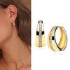 Geometric Metal Hoop Earrings for Women Gold Color/Silver Color Lady's Ear Earrings Daily Wear Versatile Jewelry - Image 21