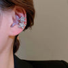 Crystal Star Clip-On Ear Cuff Earrings in Gold-Tone or Silver-Tone - Image 3