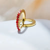 Stainless Steel Birthstone Earrings Minimalist Huggie Hoop Earrings for Women Tiny Round Circle Unisex - Image 31