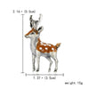 Rinhoo Cute Full Rhinestone Deer Brooches For Women Year Decorative Imitation Pearl Animal Elk Lapel Pins Christmas Jewelry - Image 13