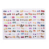 100Pair Women Plastic Enamel Small Stud Earrings Set Girls Heart Star Animal Moon Plastic Geometric Earring Set Jewelry Gifts - Image 4