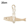 Wall Wooden Door Pendant Ultra-thin Tree Fish Ornament Lightweight Saves Space Wall-mounting Fish Hangable Pollack Charm Crafts - Image 8