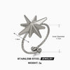 Stainless Steel Y2K Celestial Star Open Rings for Women Men Unique Design Gold Silver Color Adjustable Ring Jewelry - Image 24