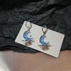 Mini Cartoon Moon Star drop Multiple Styles Little Geometry Earrings For Women Girl Jewelry Gifts - Image 6