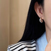 Silver Vintage Earrings For Women Simple Waterdrop Ball Earring Jewelry Prevent Allergy Party Accessories - Image 4