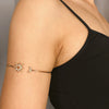 Bohemia Simple Adjustable Upper Arm Cuff Bracelet for Women Starfish Pearl Zircon Leaf Star Moon Open Bangle Party Jewelry Gifts - Image 4