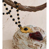 Handmade Jewelry Stainless Steel Glass Beads Chain Resin Heart Pendant Necklace Statement Accessories - Image 6