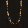 Brown and Black Small Beaded Chain Necklace Men Wood Beads Short Choker Necklace Collar on Neck Jewelry Male - Image 3