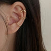 Clips Earrings for Women Unisex Minimalist Cartilage Hoop Earings Set Ear Cuff Fake Piercing Clip on Ear Jewelry - Image 5