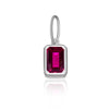 Silver 12 Birthstone CZ Clips Charm Beads Pendant For Necklace And Bracelet Women Jewelry - Image 22