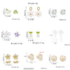 White Flower Earrings for Women Crystal Acrylic Pearl Long Tassel Drop Earrings Temperament Party Gift Jewelry - Image 4