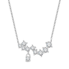 Silver Four-Leaf Clover Butterfly Star Moon Heart Key Necklace fit Women Jewelry Valentine's Day Gift - Image 14