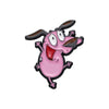 Cartoon Courage Cowardly Dog Brooch Enamel Pins Cute Pink Animal Dog Brooches Clothes Lapel Badges Jewelry Gift for Kids Friends - Image 11