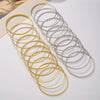 10 Pcs/Set Elegant Love Rhombus Pattern Bracelet for Women Twisted Open Cuff Bracelets Party Jewellery Accessories - Image 2