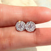 Dainty Cubic Zirconia Stud Earrings for Women White/Green/Blue/Red CZ Daily Wear Simple Stylish Piercing Jewelry - Image 2